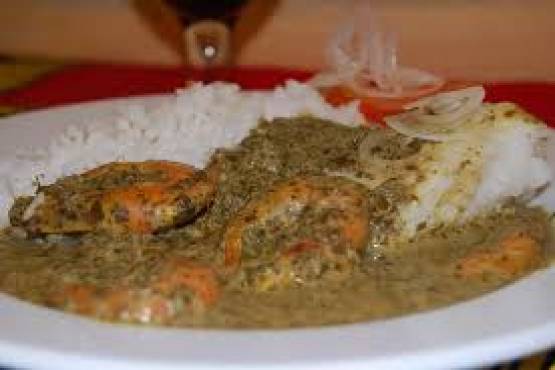 Matapa com Camarão ou Caranguejo Azul