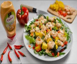 Salada Tropical de Camarão